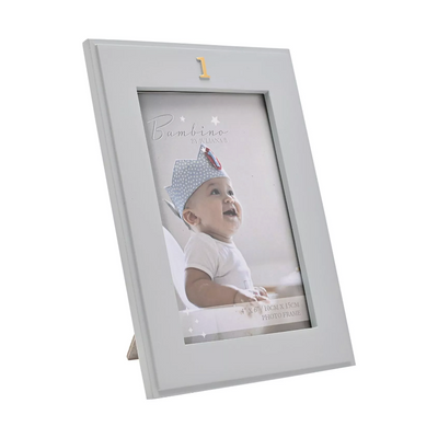 1st Birthday Photo Frame Blue 4" x 6"