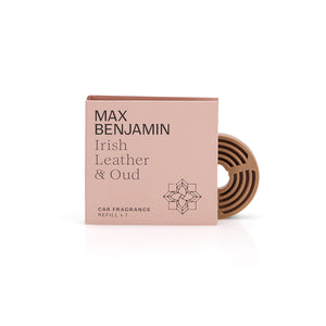 Max Benjamin Car Fragrance Refill - Irish Leather & Oud