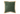 Velvet Flange Cushion - Olive