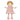 Girl Rag Doll in Pink