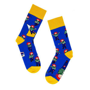 Bosco Blue Socks (Size 3-7)