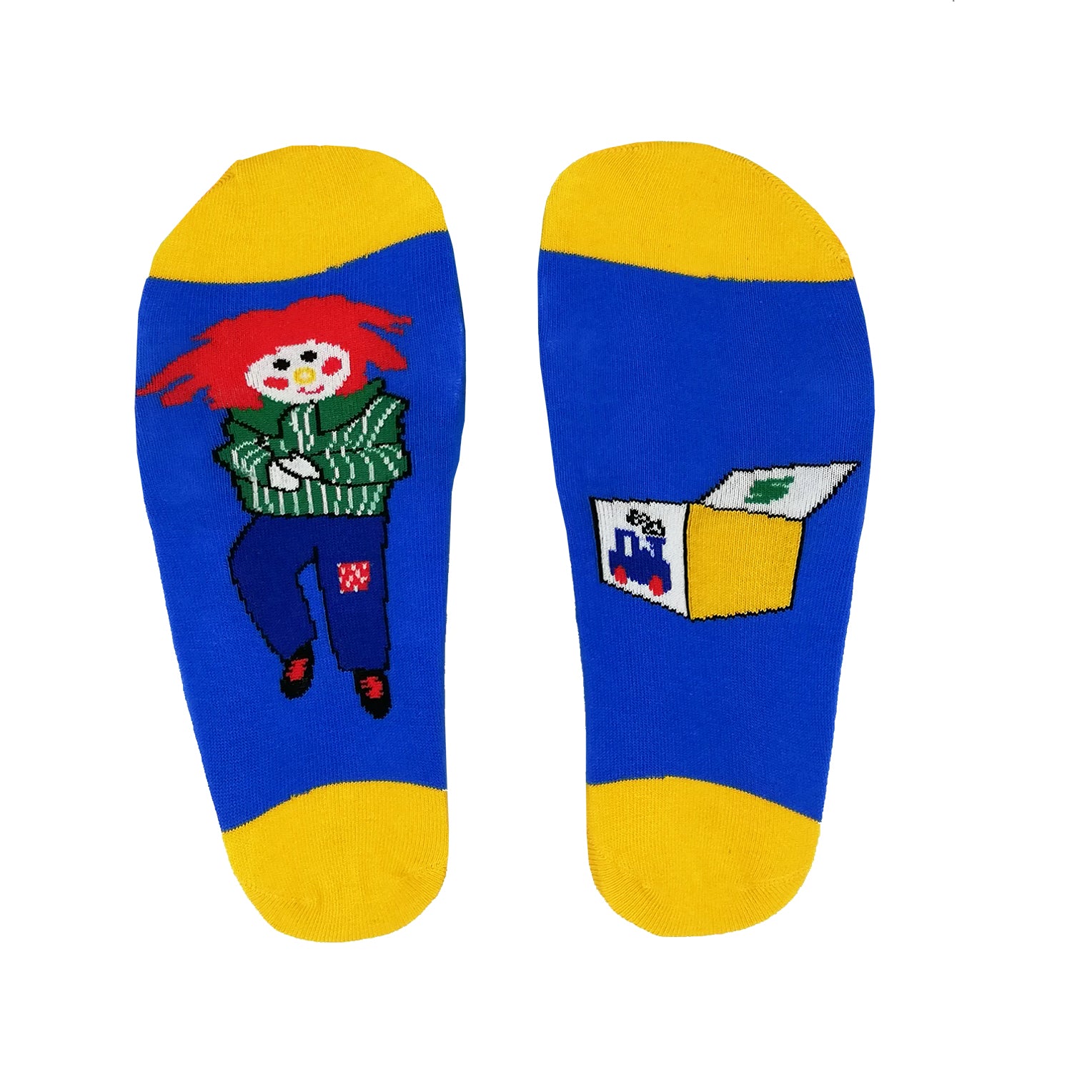 Bosco Blue Socks (Size 3-7)