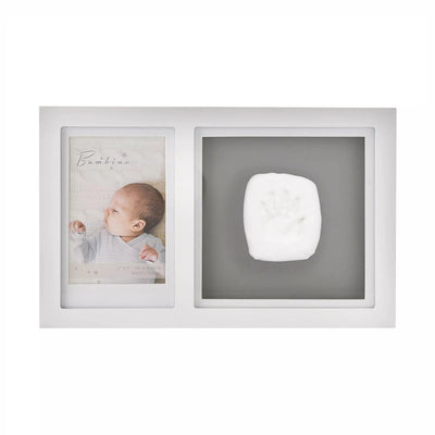 White Photo Frame & Clay Print for Babies