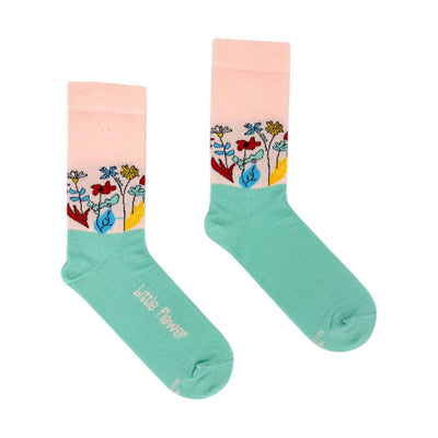 Little Flower Socks (Size 8.5-12)