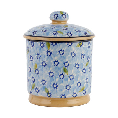 Lidded Sugar Bowl in Lawn Light Blue