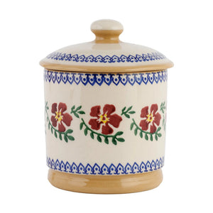 Lidded Sugar Bowl in Old Rose