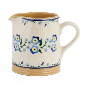 Small Cylinder Jug in Forget Me Not