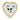Tiny Heart Plate in Forget Me Not