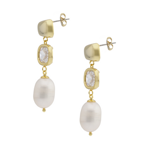 Saori Earrings in Gold