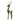 Green Velvet Standing Deer