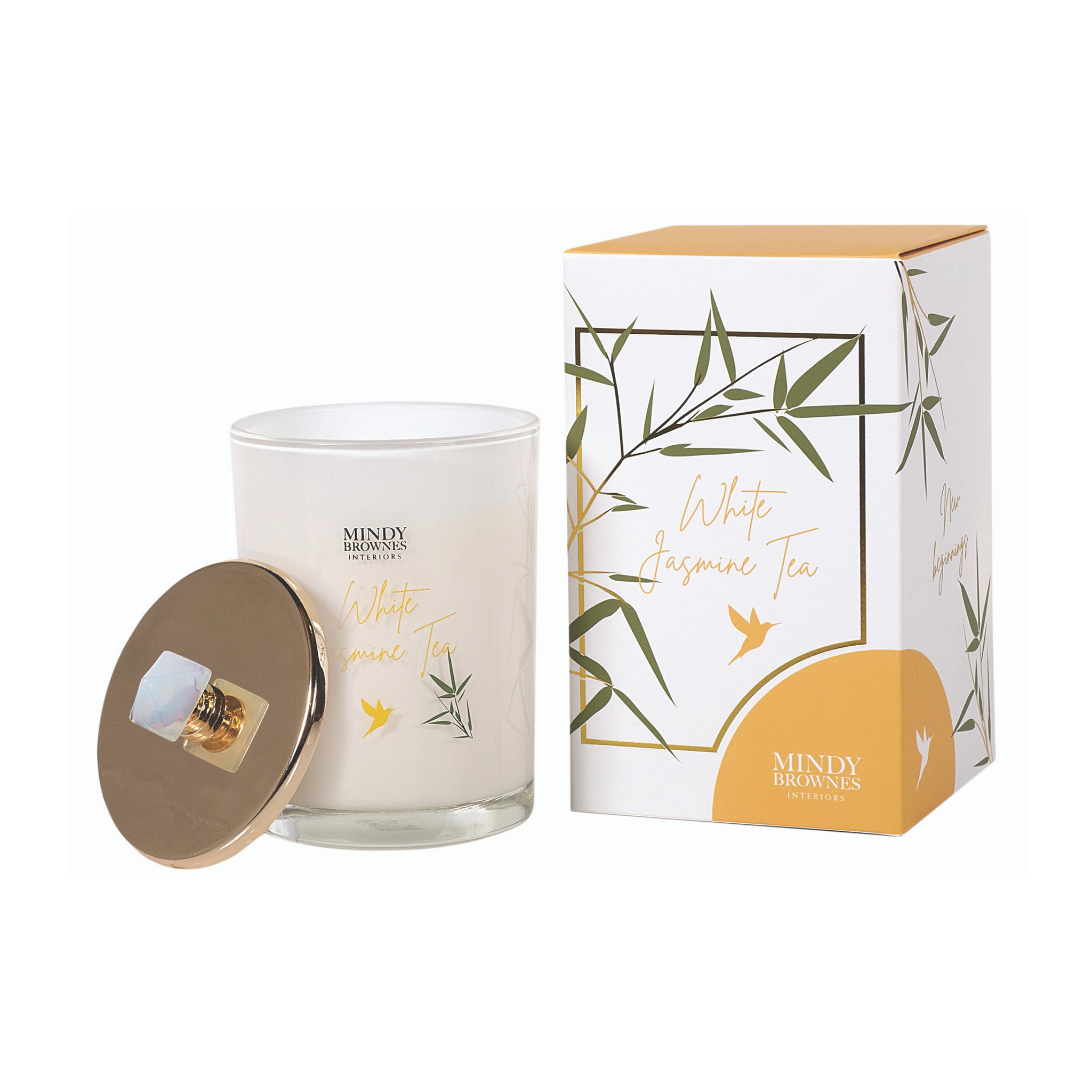 White Jasmine Tea Scented Candle